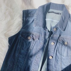 Max Jeans Denim Vest Size Medium